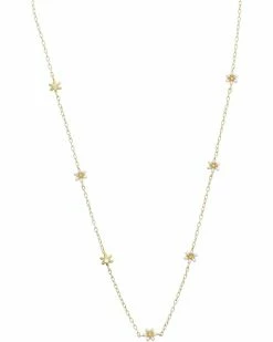 Madewell Necklaces Enamel Daisy Station Necklace