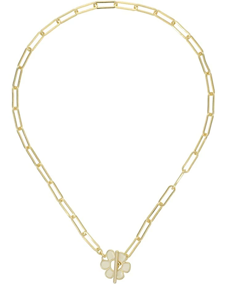 Madewell Necklaces Retro Daisy Enamel Toggle Chain Necklace 2 Madewell Necklaces Retro Daisy Enamel Toggle Chain Necklace - Image 2