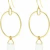 Madewell Stone Collection Chrysoprase Statement Earrings