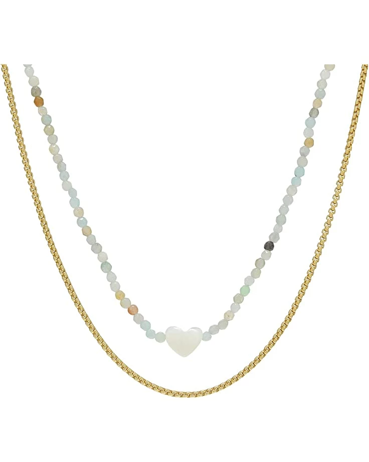 Madewell Necklaces Mother of Pearl Heart Necklace Set 1 Madewell Necklaces Mother of Pearl Heart Necklace Set