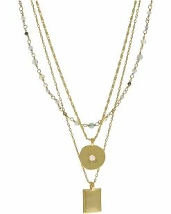 Madewell Necklaces Stone Collection Three-Piece Multi-Stone Necklace Set