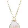 Madewell Necklaces Gold-Plated Shell Pendant Necklace