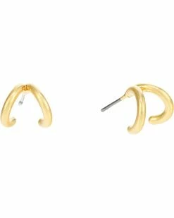 Madewell Double-Prong Huggie Hoop Earrings