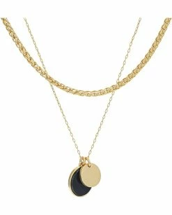 Madewell Necklaces Two-Piece Darkstone Necklace Set