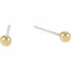 Madewell Delicate Collection Demi-Fine Ball Stud Earrings