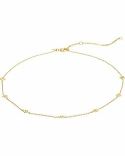 Madewell Necklaces Eyelet Lace Station Necklace