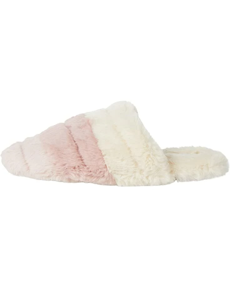 Madewell Colorblock Quilted Scuff Slippers in Recycled Faux Fur 4 Madewell Colorblock Quilted Scuff Slippers in Recycled Faux Fur - Image 4