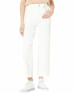Madewell Jeans The Perfect Vintage Wide-Leg Crop Jean in Tile White