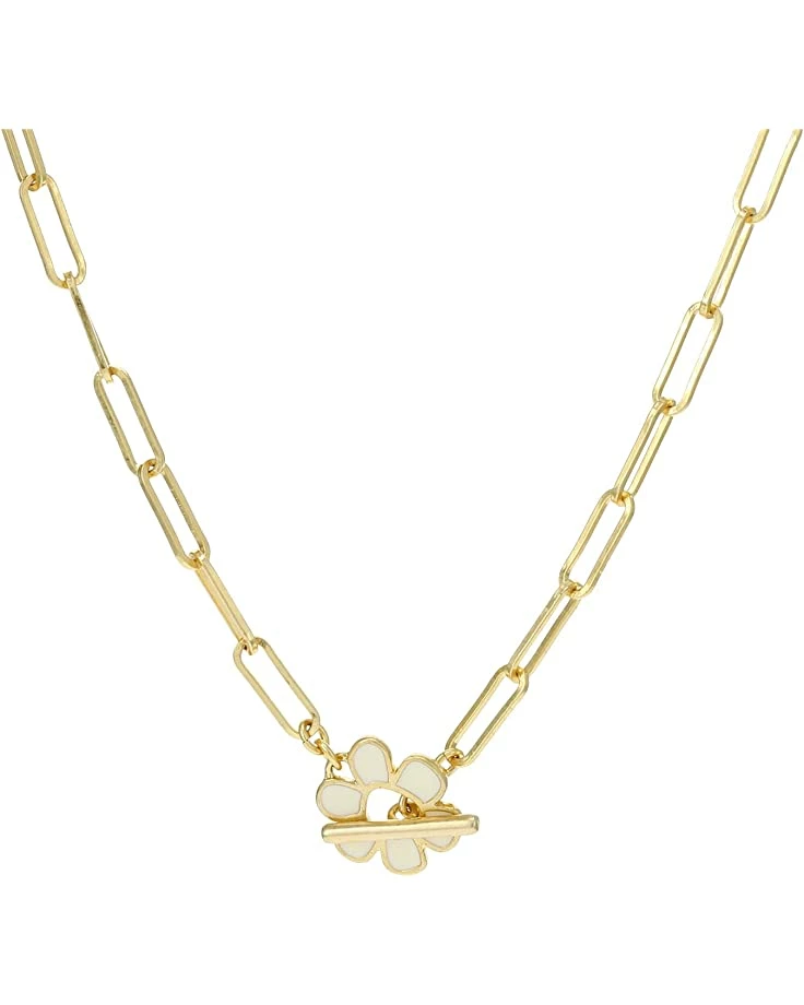 Madewell Necklaces Retro Daisy Enamel Toggle Chain Necklace 1 Madewell Necklaces Retro Daisy Enamel Toggle Chain Necklace