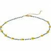 Madewell Necklaces Striped Seed Bead Daisy Choker Necklace