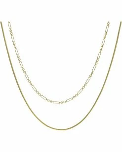 Madewell Necklaces Snake Chain Necklace Set