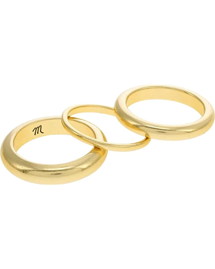 Madewell Rings Chunky Stacking Ring Set 2 Madewell Rings Chunky Stacking Ring Set - Image 2