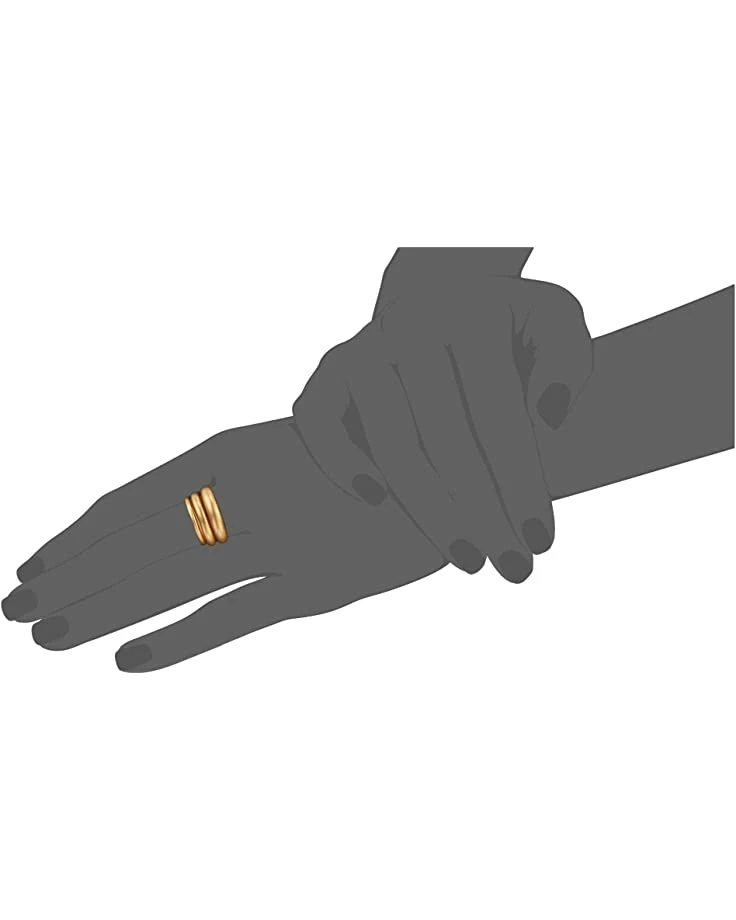 Madewell Rings Chunky Stacking Ring Set 2 Madewell Rings Chunky Stacking Ring Set - Image 2