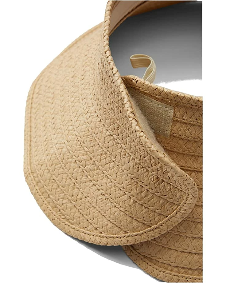 Madewell Hats Packable Straw Visor Hat 3 Madewell Hats Packable Straw Visor Hat - Image 3