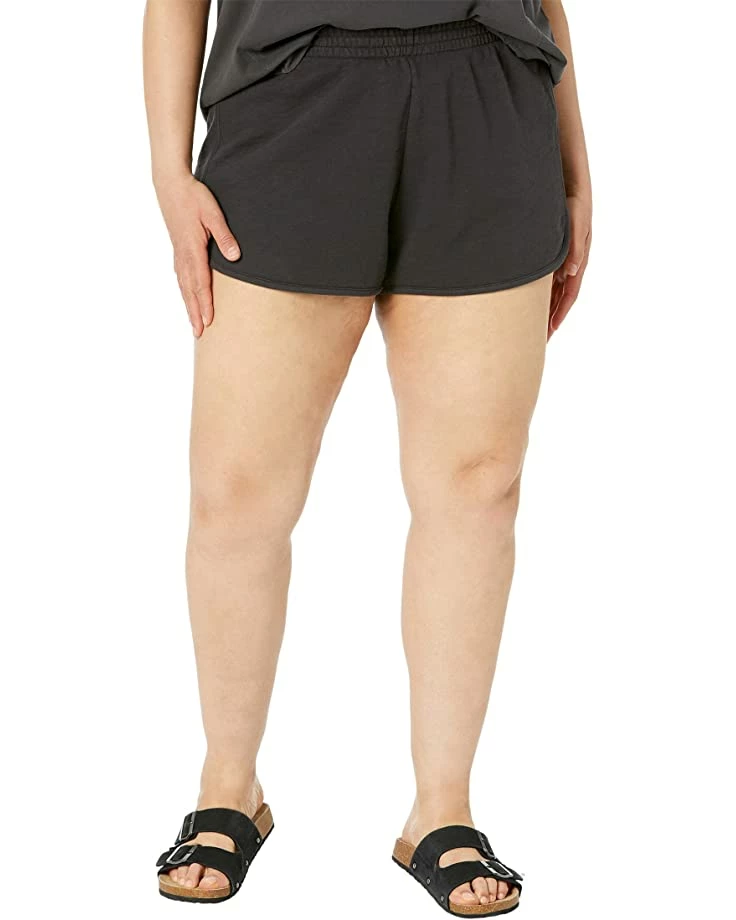 Madewell Plus MWL Curved-Hem Sweatshorts 1 Madewell Plus MWL Curved-Hem Sweatshorts