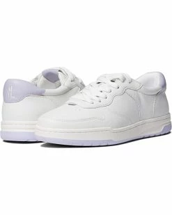 Madewell Sneakers & Athletic Shoes Court Low-Top Sneakers in White and Purple