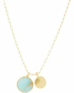 Madewell Necklaces Stone Collection Rose Quartz Pendant Necklace