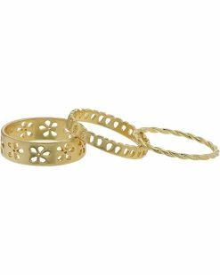 Madewell Rings Eyelet Lace Stacking Ring Set