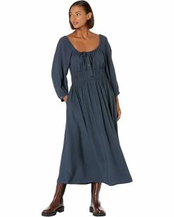 Madewell Dresses Twill Sophia Midi Dress