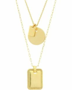 Madewell Necklaces Etched Coin Necklace Set