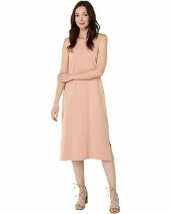 Madewell Dresses Organic Cotton Crewneck Tank Midi Dress