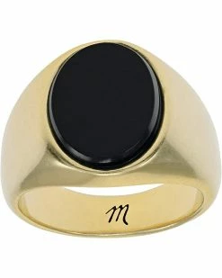 Madewell Rings Darkstone Oval Signet Ring