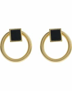 Madewell Front-Back Darkstone Earrings