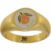 Madewell Rings Enamel Clementine Signet Ring