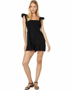 Madewell Jumpsuits & Rompers Linen-Blend Lucie Smocked Romper -Madewell Shop 61TTJyIjF1L. AC SR736920