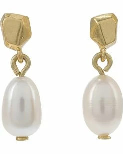 Madewell Freshwater Pearl Puffed Drop Earrings