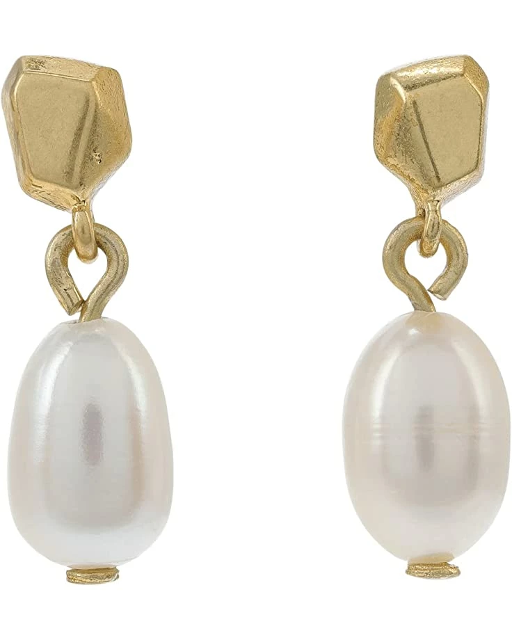 Madewell Freshwater Pearl Puffed Drop Earrings 1 Madewell Freshwater Pearl Puffed Drop Earrings