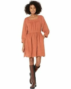 Madewell Dresses Embroidered Corduroy Square-Neck Mini Dress -Madewell Shop 61XrxXc GPL. AC SR736920