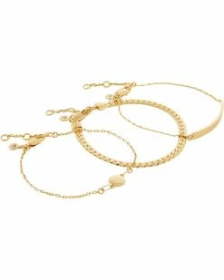 Madewell Bracelets Three-Pack Chain Bracelet Set