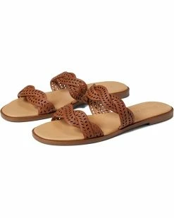 Madewell Sandals The Cora Slide Sandal in Perforated Leather