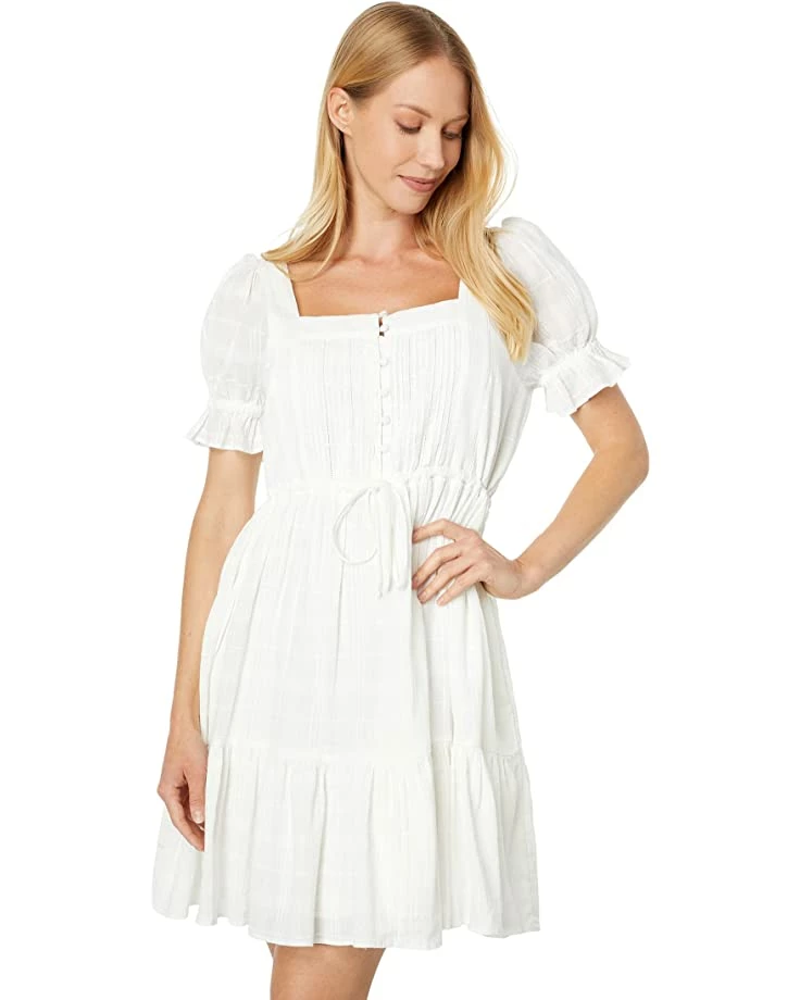 Madewell Dresses Puff-Sleeve Drawstring Mini Dress 1 Madewell Dresses Puff-Sleeve Drawstring Mini Dress