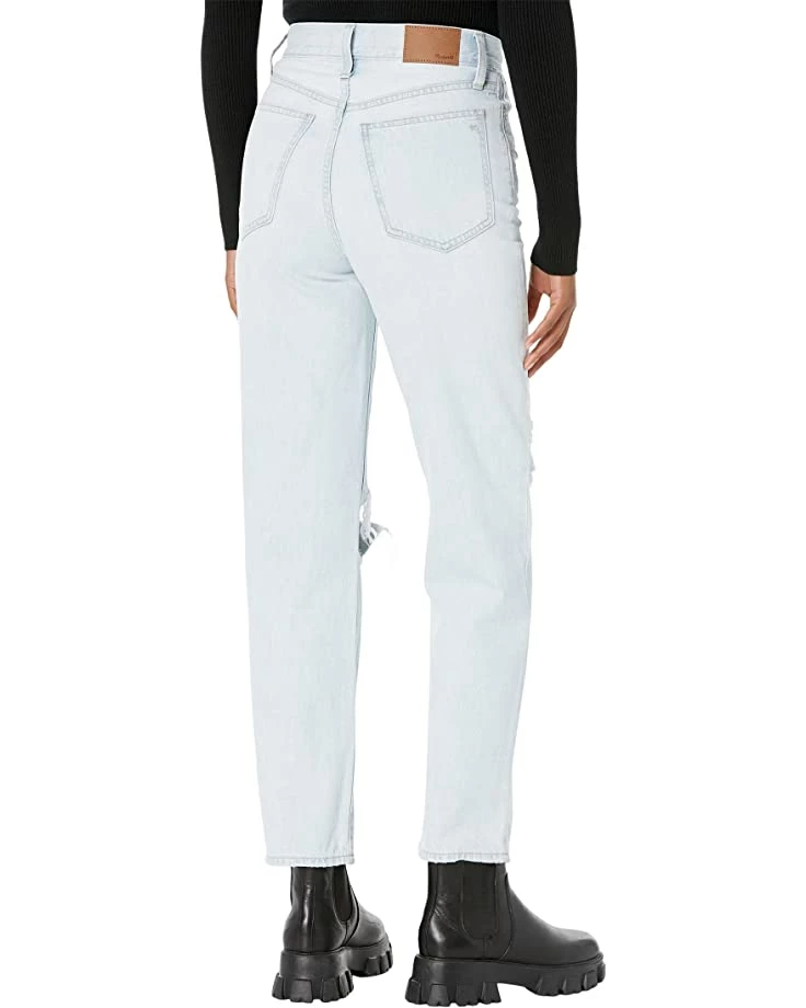 Madewell Jeans The Perfect Vintage Straight Jean in Pearse Wash: Destructed Edition 2 Madewell Jeans The Perfect Vintage Straight Jean in Pearse Wash: Destructed Edition - Image 2