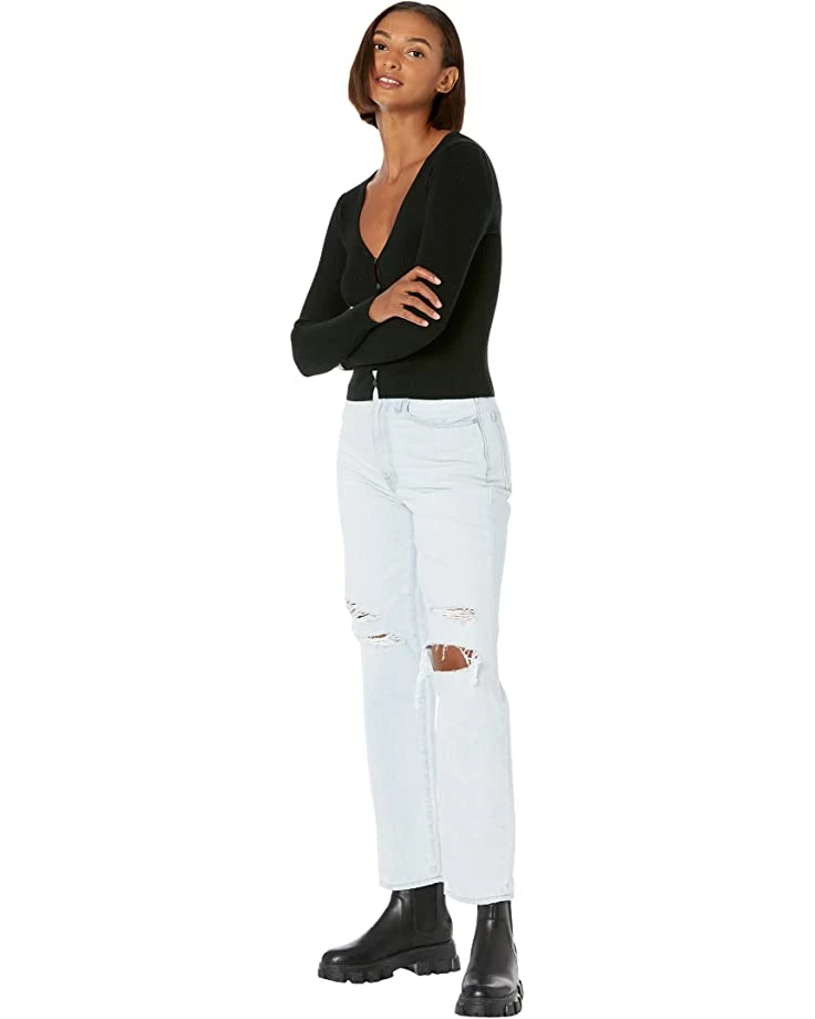 Madewell Jeans The Perfect Vintage Straight Jean in Pearse Wash: Destructed Edition 4 Madewell Jeans The Perfect Vintage Straight Jean in Pearse Wash: Destructed Edition - Image 4