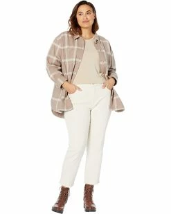 Madewell Coats & Outerwear Plus Flannel Kentwood Oversized Shirt-Jacket in Windowpane -Madewell Shop 61kKit6J3mL. AC SR736920