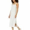 Madewell Dresses Linen-Cotton Princess-Seamed Midi Dress in Stripe