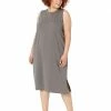 Madewell Dresses Plus Organic Cotton Crewneck Tank Midi Dress
