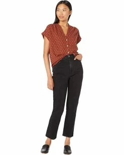 Madewell Shirts & Tops Collarless Central Shirt in Jacquard -Madewell Shop 61pAyY5fH5L. AC SR736920