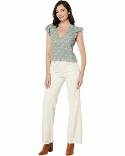 Madewell Shirts & Tops Lucie V-Neck Smocked Top in Cottage Garden -Madewell Shop 61pLlzYrmnL. AC SR736920