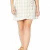 Madewell Skirts Linen-Blend Tulip-Hem Mini Skirt: Undyed Edition