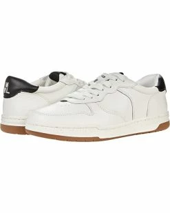 Madewell Sneakers & Athletic Shoes Court Sneakers in White and Black Leather