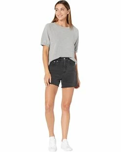 Madewell Curvy High-Rise Denim Shorts in Lunar Wash -Madewell Shop 61vP1k4r6RS. AC SR736920
