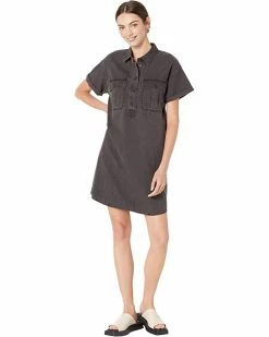 Madewell Dresses Denim Popover Shirtdress in Lunar Wash -Madewell Shop 61wRrwN89dL. AC SR736920