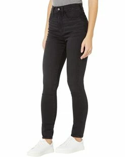 Madewell 11" Roadtripper Skinny Jeans with Rips in Lakedale Wash