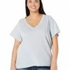 Madewell Shirts & Tops Plus Whisper Cotton V-Neck Tee