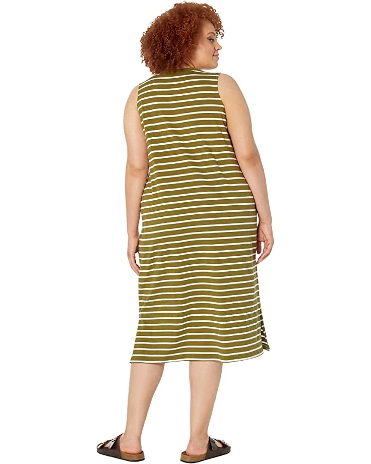 Madewell Dresses Plus Organic Cotton Crewneck Tank Midi Dress in Stripe 2 Madewell Dresses Plus Organic Cotton Crewneck Tank Midi Dress in Stripe - Image 2