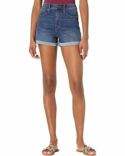 Madewell High-Rise Denim Shorts in Danny Wash: TENCEL™ Denim Edition